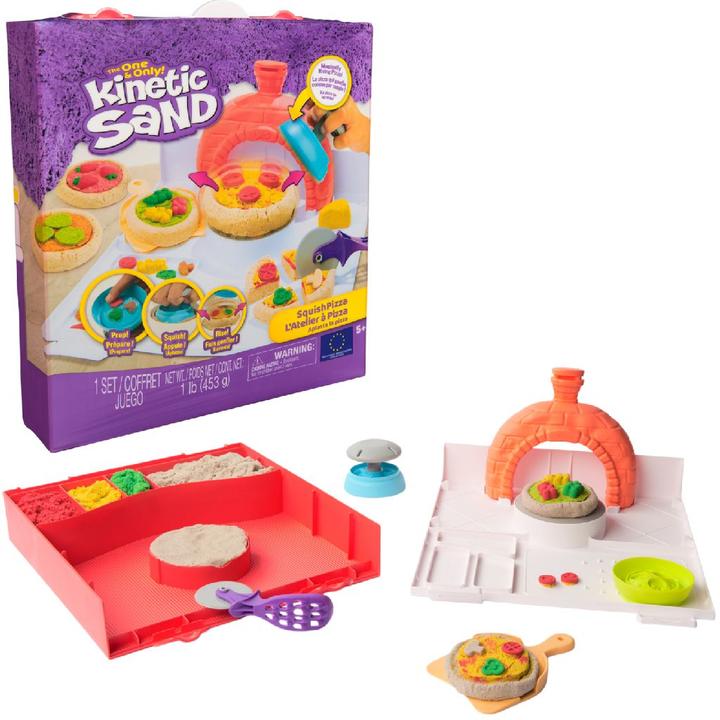 Actual product image Amigo Kinetic Sand - Squish Pizza