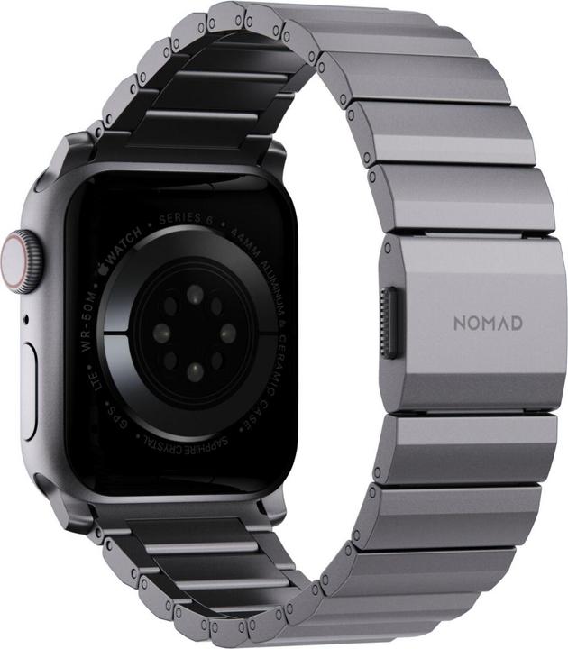 Produktbild Nomad Armband Aluminium Apple Watch Gray (Aluminium, Edelstahl 316, grade N52 magnet)