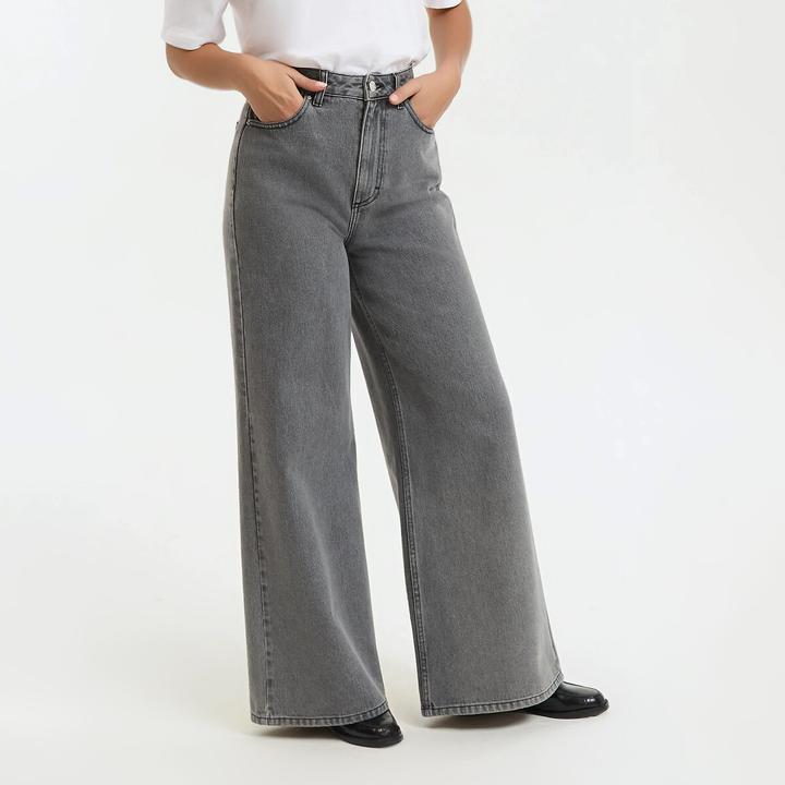 Actual product image La Redoute Collections Extraweite High-Waist-Jeans (Frequency band 38 (2600 MHz))