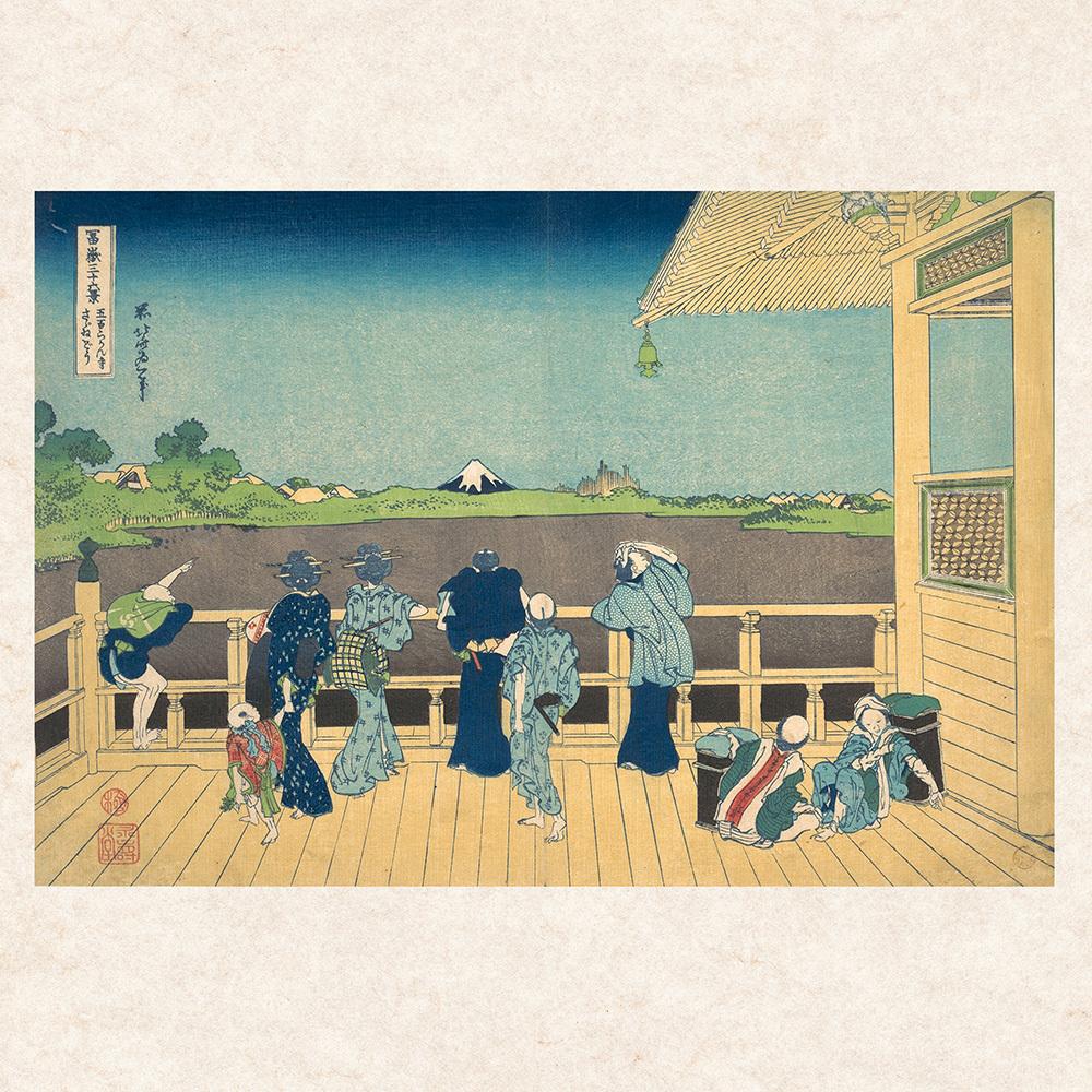 Thumbnail - Tushita Paperart Publishing, Kalender, Hokusai - Japanese Woodblock Printing 2024 (30 x 30 cm, Harter Einband, Italienis...