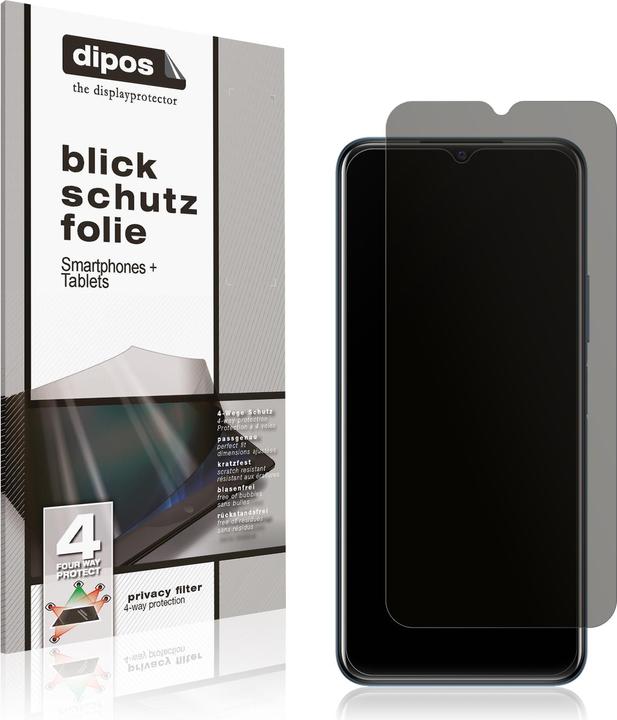 Dipos Blickschutzfolie 4-Way Privacy (1 Stück, Vivo Y21s)