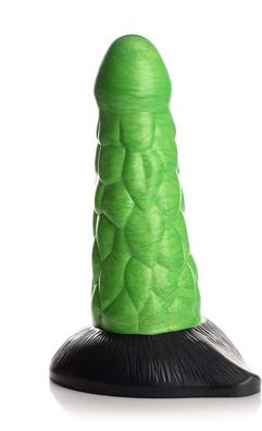Actual product image Frisky Radioactive Reptile Thick Scaly Silicone Dildo