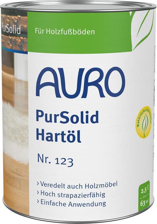 Actual product image AURO PurSolid Hartöl 123 (Colorless, 2.50 l)