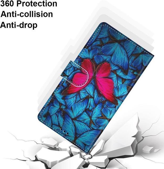 Image du produit MU Style Couverture de livre en cuir Série d'images (Apple iPhone 13 Pro Max)