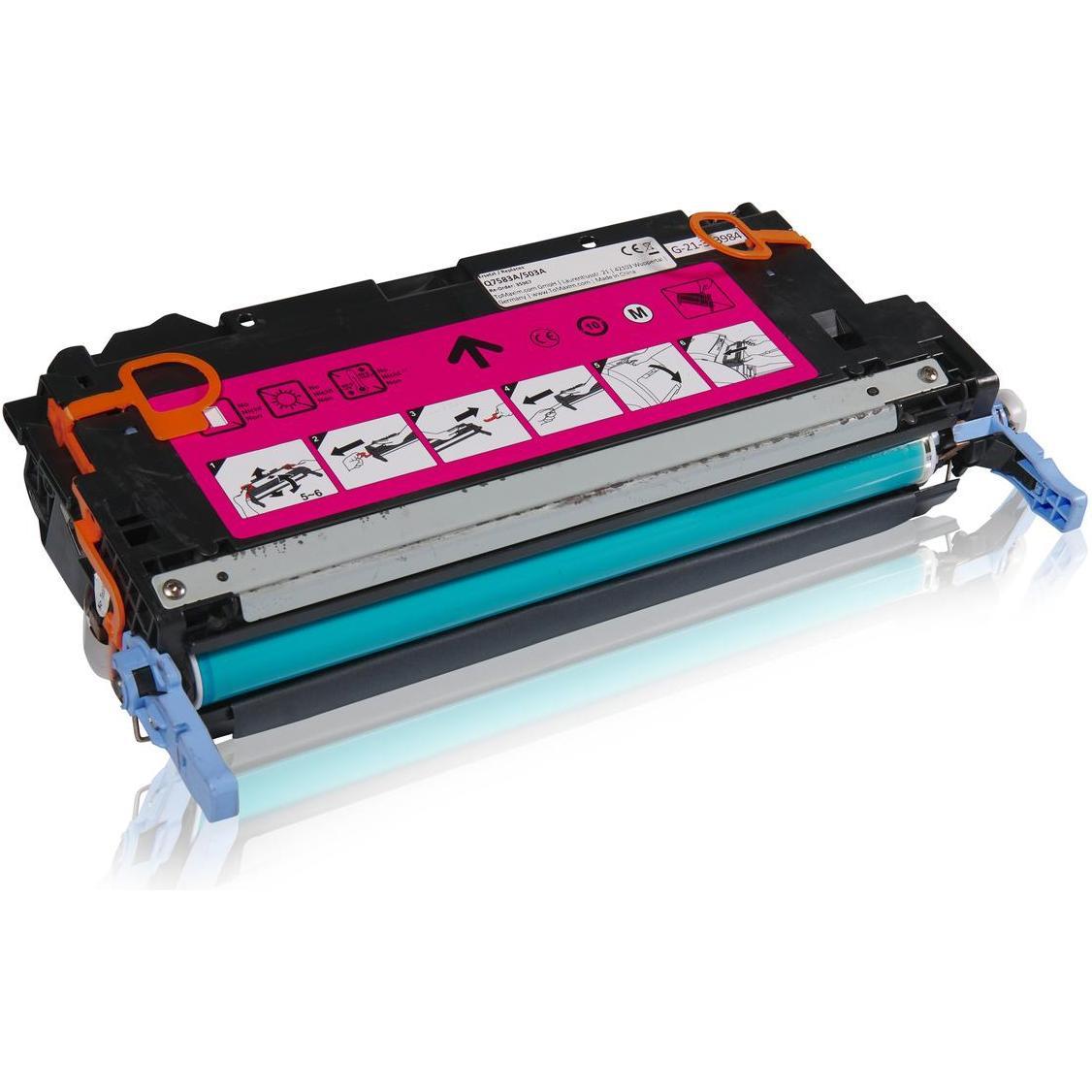 Inkadoo, Toner, Toner kompatibel zu HP Q7583A / 503A Toner, magenta Magenta (M)