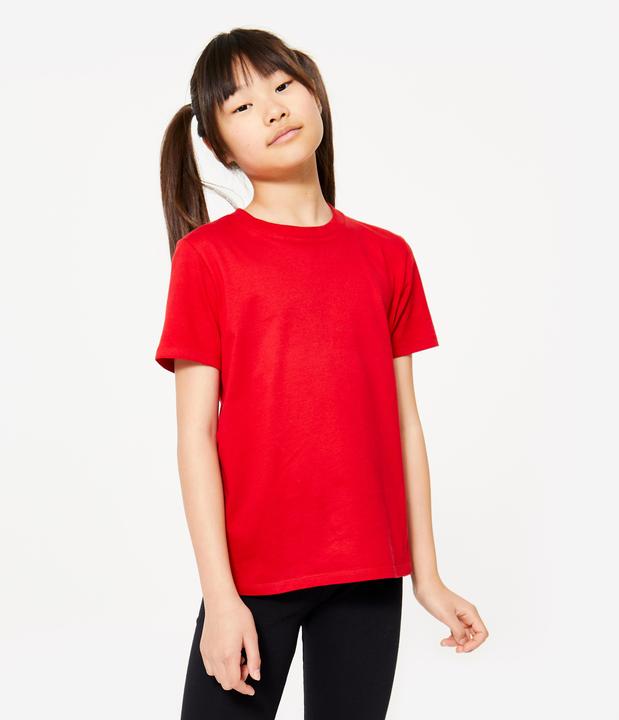 Produktbild Domyos Kurzarmshirt Baumwolle Rundhalsausschnitt (140)