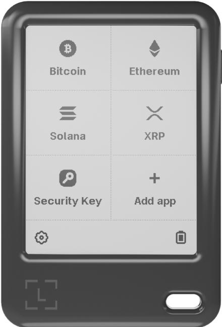 Actual product image Ledger Nano Gen 5 Glacier White Crypto Hardware Wallet with Recovery Key