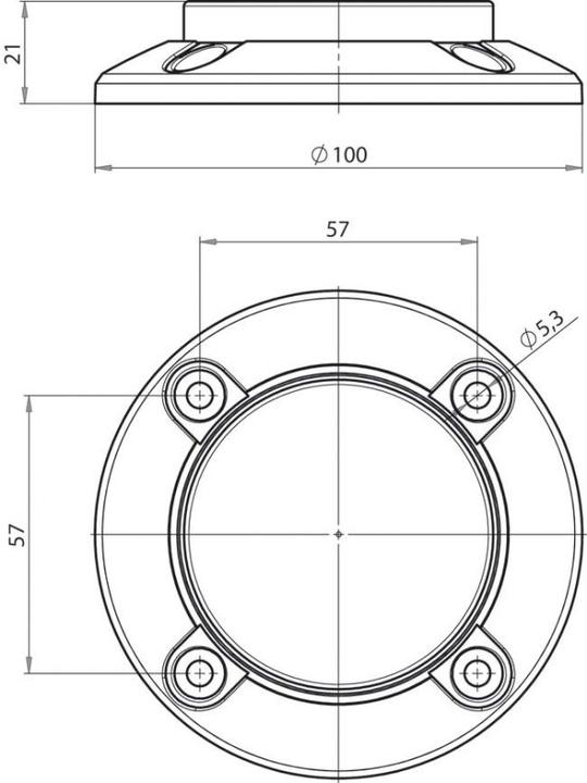Actual product image effeff Adhesive counterplates 830-H1 (Indoor)