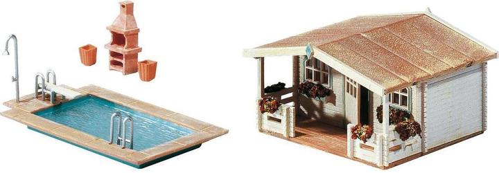 Produktbild Faller 180542 H0 Swimming Pool und Ga