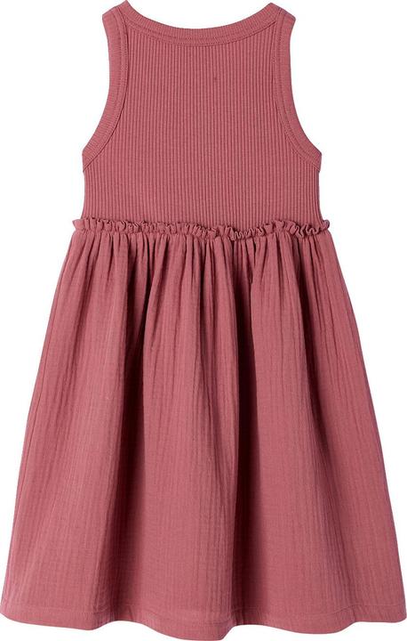 Produktbild Vertbaudet Ärmelloses Kleid mit Materialmix Mädchen (110)