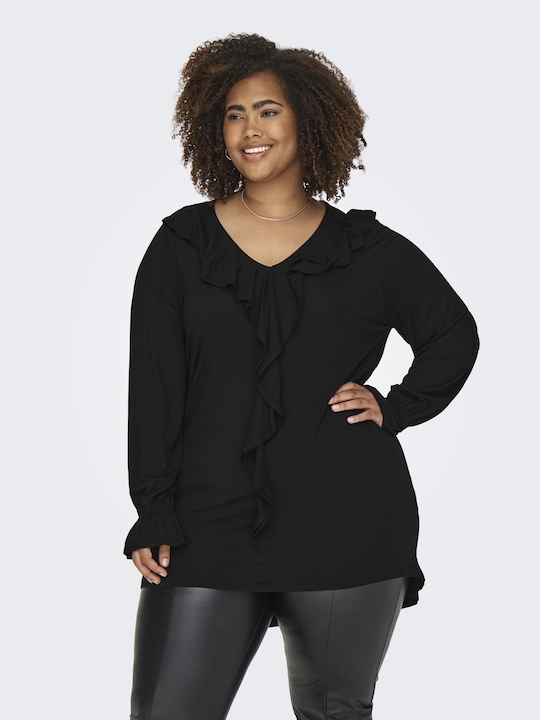 Actual product image Only Regular fit V-neck Elasticated cuffs Top Top (M)