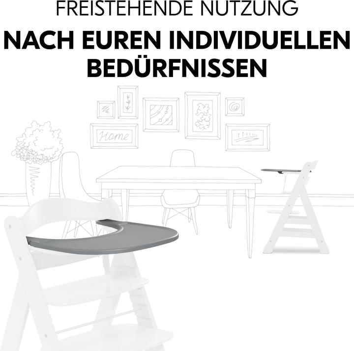 Produktbild Hauck Alpha Click Tray Grey