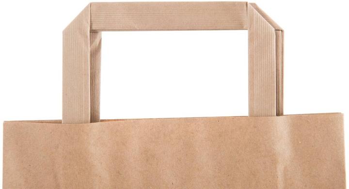 Produktbild Neutral Papiertragetasche Flachhenkel (400 Stk.)