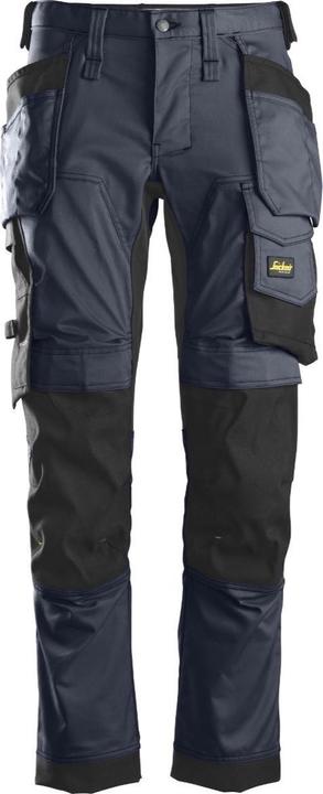 Image du produit Snickers Workwear stretch arbejdsbukser i slim fit m. hylsterlommer 6241 navy/sort str. 46 (46)