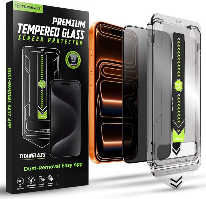 Techsuit TitanGlass FullCover (Apple iPhone 17 Pro Max)