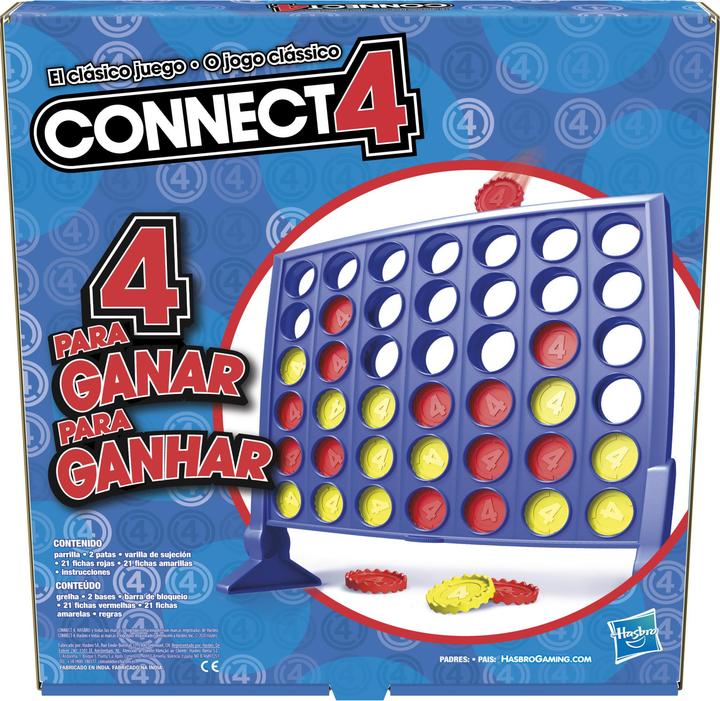 Actual product image Hasbro Connect 4 A5640IB2 Table Game (Portuguese, Spanish, 2 Players)