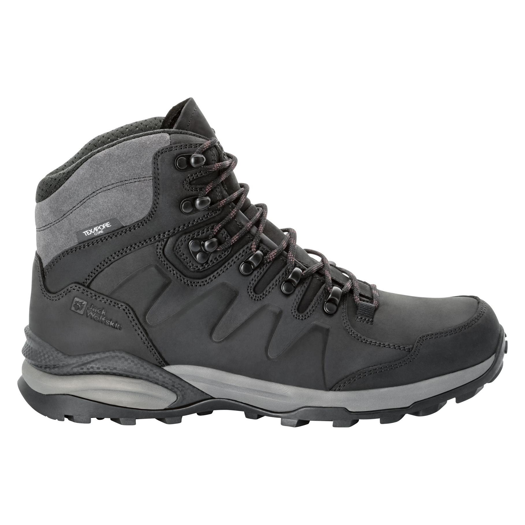 Jack Wolfskin, Herren, Wanderschuhe, Refugio Prime Texapore Mid M (42), Grau