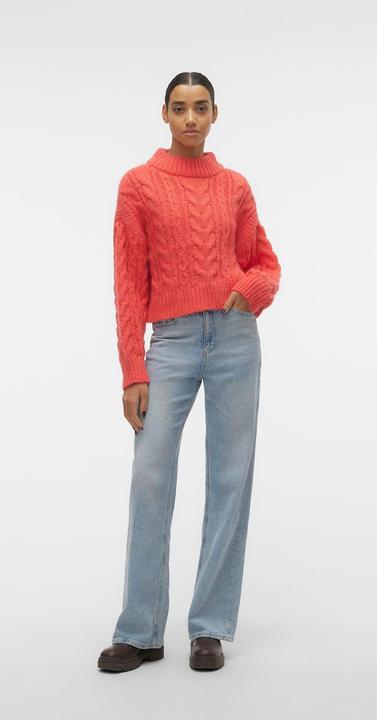 Produktbild Vero Moda VMDREAM LS HIGHNCK CROP PULLOVER GA EXC Strickpullover (L)