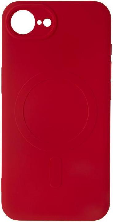 Actual product image OEM Simple Color Mag case for iPhone SE 2024 red