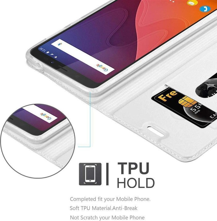 Actual product image Cadorabo Book Classy Style Cover (Wiko View XL)