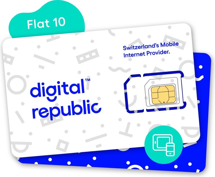 Digital Republic Carta SIM Internet illimitato per 365 giorni - Velocità media (Senza limiti)