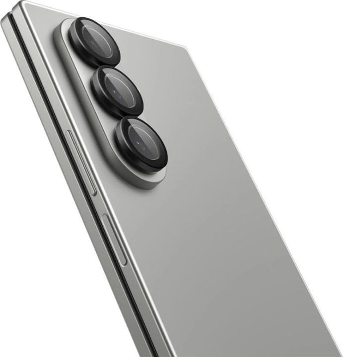 Actual product image Spigen - Optik.tR EZ Fit Pro HD Camera Glass (2 pack) - Samsung Galaxy Z Fold7 - Black (2 Piece, Samsung Galaxy Z Fold7)