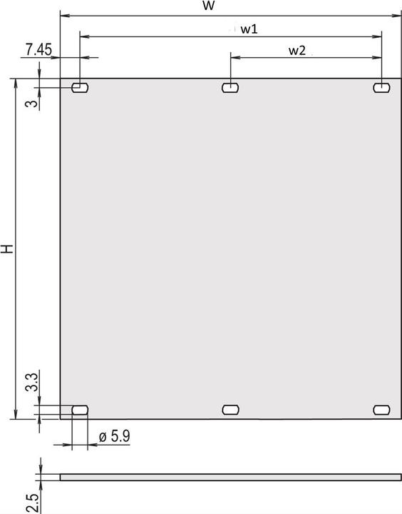 Produktbild Schroff Frontblenden