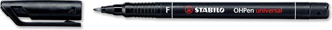 Image du produit STABILO Stylo permanent OHPen universal (Noir, 0.70 mm, 1 x)