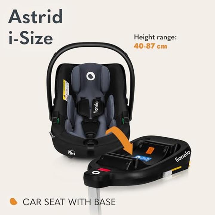 Actual product image Lionelo Astrid I-Size (Reboarder, ECE R129/i-Size Standard)