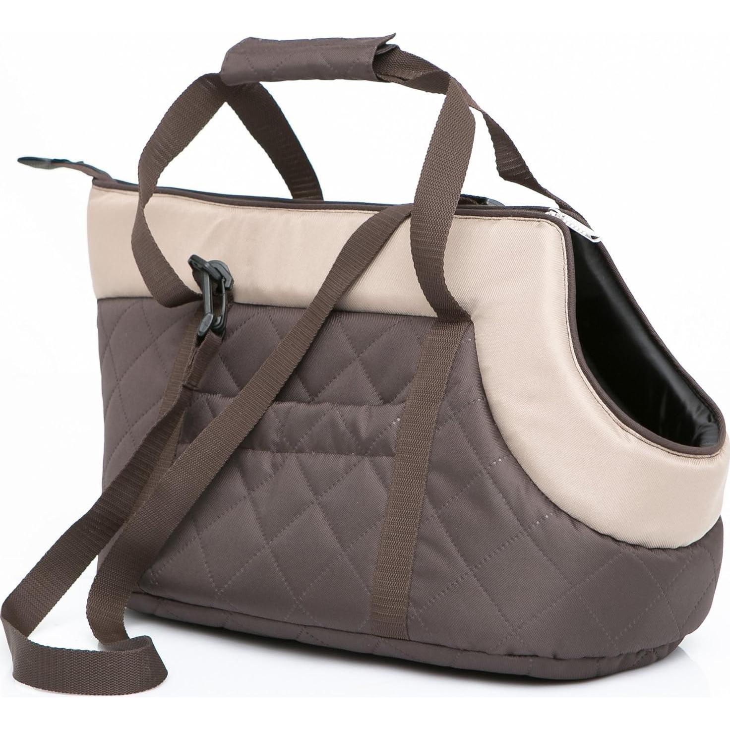 Meilleurs prix pour Robotex Hobbydog Torba - Brąz z beżowym szalem (nubuck) R2 (Chat, Chien, Lavable, Lavable en machine), Transport d'animaux