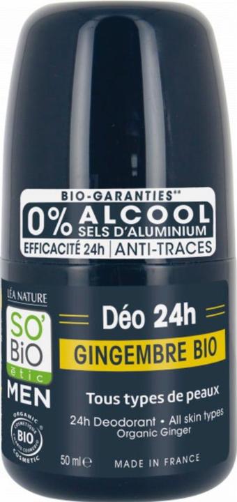 Produktbild So’Bio étic So Bio Etic For Men Deodorant Roller Ginger (Roll-on)