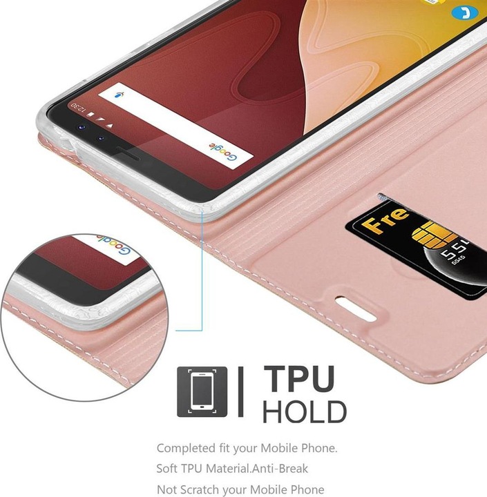 Produktbild Cadorabo Book Classy Style Cover (Wiko View Prime)