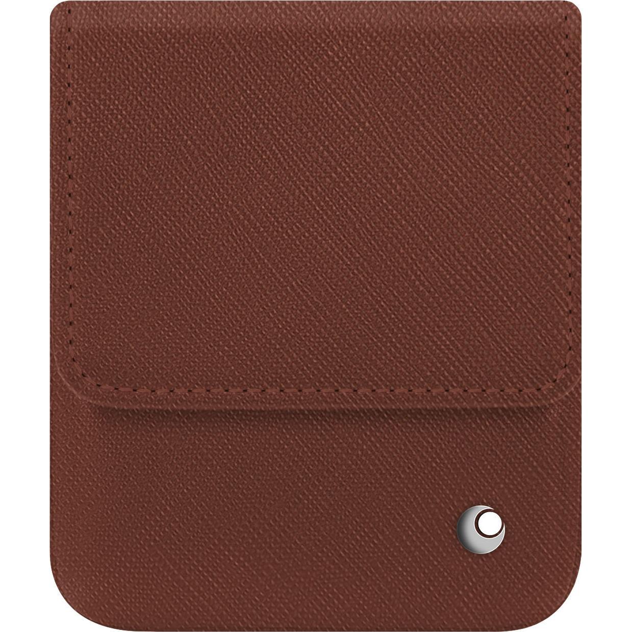Noreve Lederschutzhülle (Samsung Galaxy Z Flip6), Smartphone Hülle, Braun