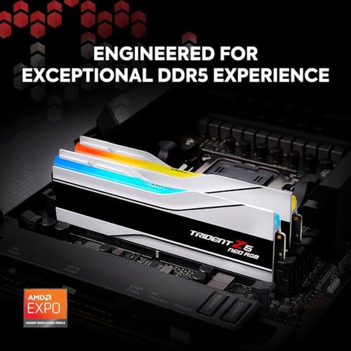 Actual product image G.Skill Trident Z5 Neo RGB (2 x 32GB, 6000 MHz, DDR5 RAM, DIMM)