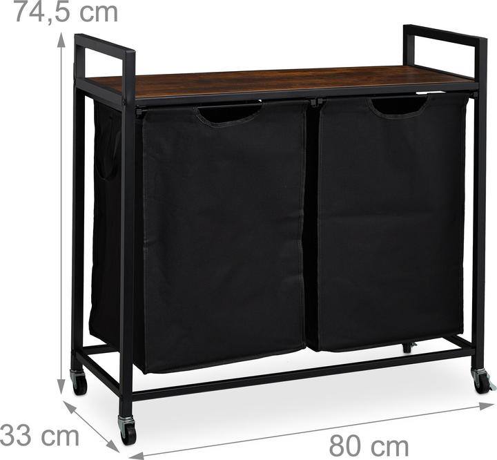 Image du produit Relaxdays Scaffale portabiancheria