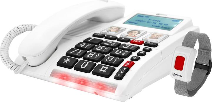 Actual product image Geemarc CL9000 - 4G corded emergency call phone with emergency call bracelet