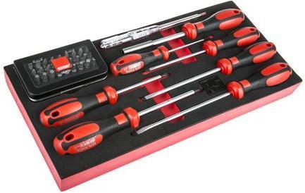 Actual product image RS PRO 39pc Slotted/PZ Screwdriver and Bit Set (Port, Pozidriv cross recess (PZ))