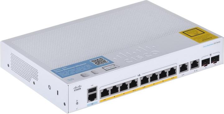 Produktbild Cisco PoE+ Switch CBS250-8FP-E-2G-EU 10 Port (10 Ports)