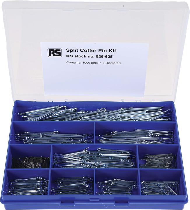 Actual product image RS PRO Split pin assortment galvanized