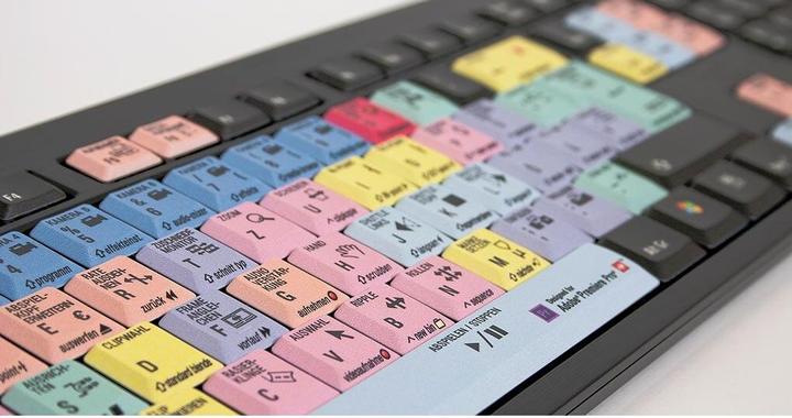Produktbild Logickeyboard Nero Slim Line Adobe Premiere Pro CC (DE, Kabelgebunden)