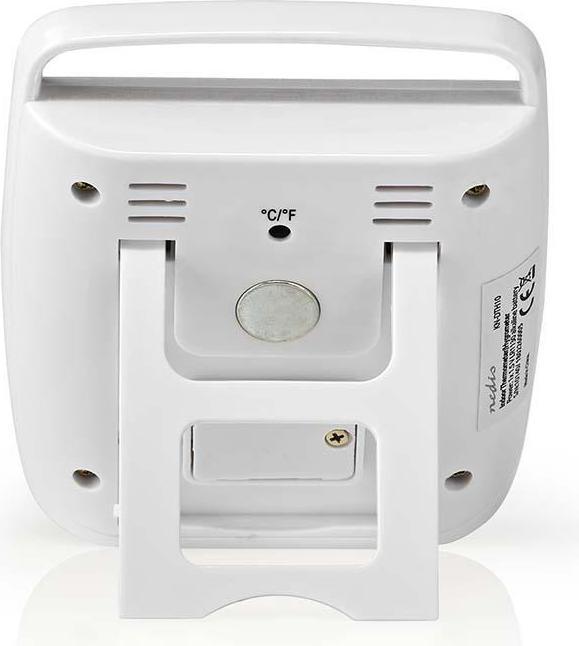 Actual product image Nedis Digital Thermometer | Indoor | Room Temperature | Room Humidity | White