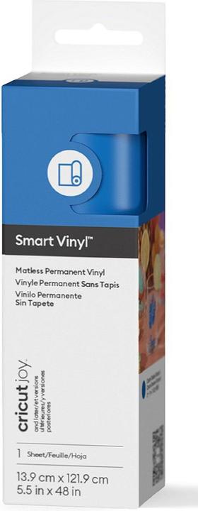 Actual product image Cricut Vinylfolie Joy Permanent 14 x 122 cm, 1 Stück, Blau