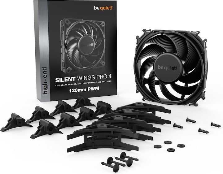 Actual product image be quiet! Silent Wings 4 Pro PWM fan (120 mm, 1 x)