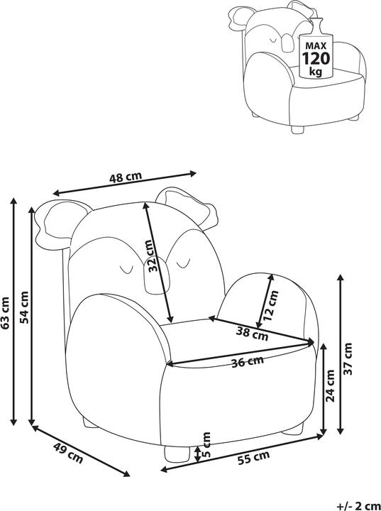 Produktbild Beliani Hervik (Kindersessel)