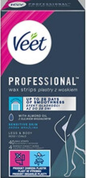 Veet Easy-Gelwax wax patches for body hair removal 40pcs (40 ml, 40 x, 130 g)