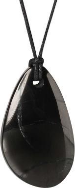 Image du produit PranaHaus Pendentif en schungite précieuse (Schungite)