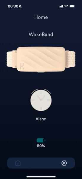 Actual product image Homedics SS-WB100CE-WW, WakeBand, Your Silent Alarm, Cream