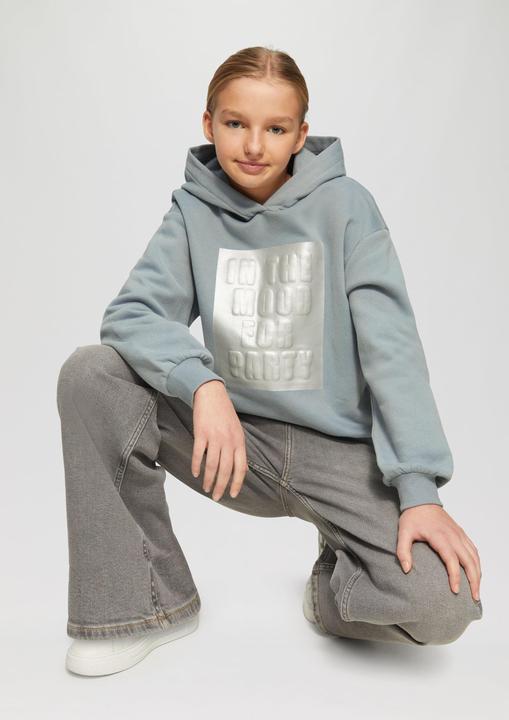 Image du produit S.Oliver Sweatshirt Wärmender Hoodie mit Metallic-Print (134, 140)