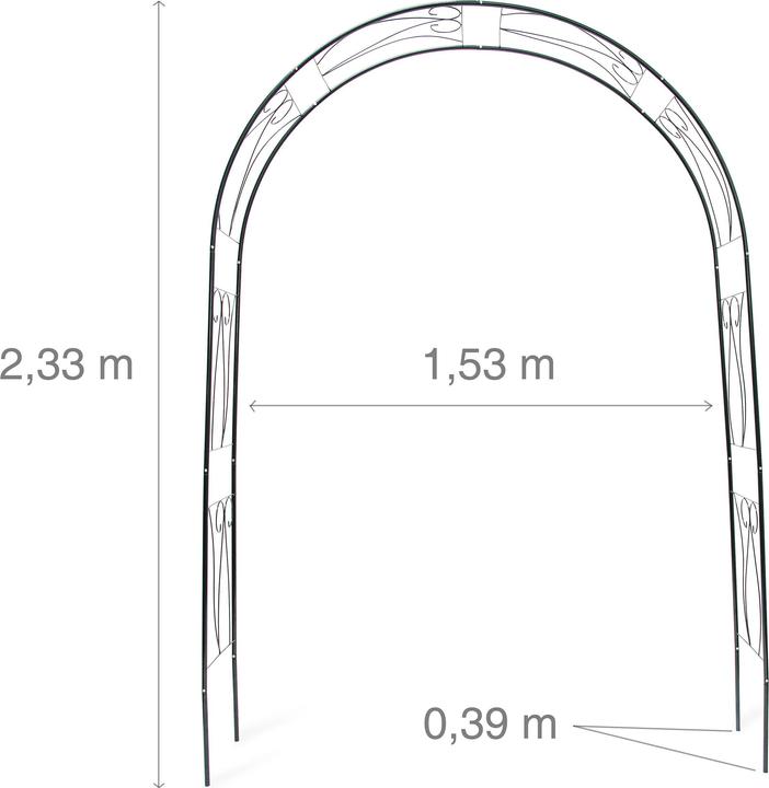 Immagine prodotto Relaxdays Arco di arrampicata (39 cm, 153 cm)