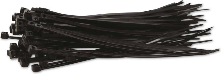 Actual product image KSS Range of cable ties polyamide 6.6, black, 160x4.8, UV-resistant, 100 pcs. (Plastic cable ties, 160 mm, 100 pcs.)
